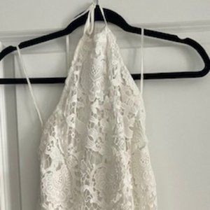 Express White Lace Dress